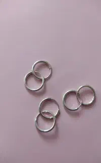 گوشواره حلقه نقره
