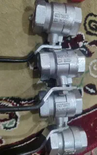 شیر یک اینچ دسته گازی