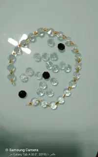 کریستال لوستردونه ریز سفیدوشانپاینی