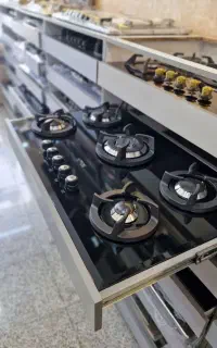 مدل گلوت /اسباب اثاثیه/پک کامل گاز و هودسینگ توکار