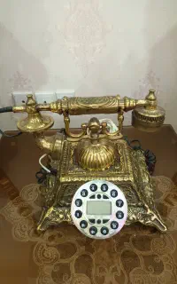 میز تلفن برنز سایز قطر ۴۰