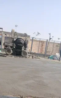 اجرای   بتن کف ماله پروانه  جدولکاری  و کف‌پوش