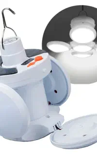 چراغ ۴سر خورشیدی مناسب طبیعت و بی برقی