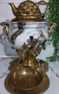 سماور ۶ لیتری طرح سنگ در حدنو