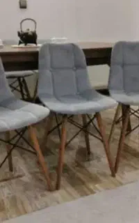 میز غذاخوری صندلی پلاستیکی