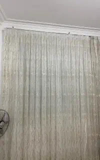 پرده مدل طلاکوب ۲ عدد
