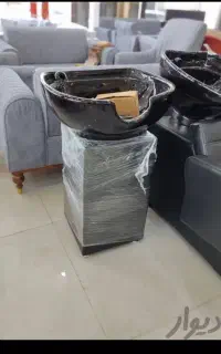 صندلی میکاپ پدالی سرشور  ترولی پاف آینه آرایشگاه