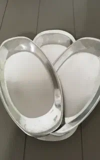 ست دیس استیل ۳ عدد