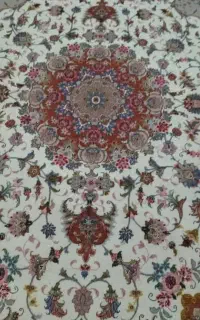 فرش دستبافت نقشه خطیبی 6 متری جفت