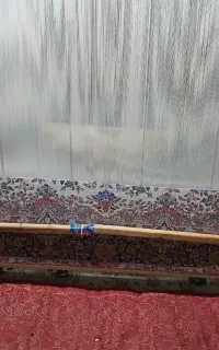 قالی دست بافت نیمه کاره