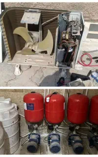 سرویس تعمیرات.نصب پمپ آب.اسپیلت.تصفیه آب وکولر آبی