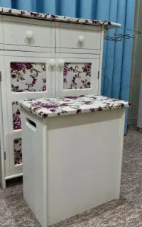 میز اتو و چرخ خیاطی طرح کابینتی
