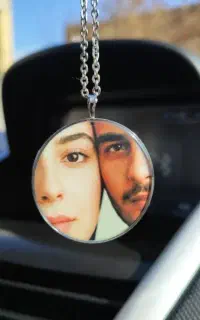 گردنبند رزینی چهره و چشم یار