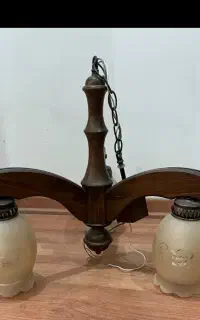 لوستر چوبی