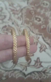 2 عدد النگو طلا به قیمت 2 درصد بالای تابلو