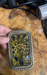 ایینه کیفی دوطرفه فلزی کلکسیونی