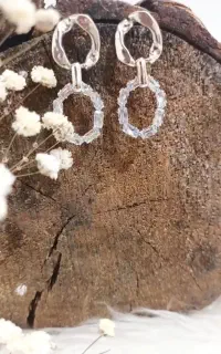 گوشواره کلاسیک استیل