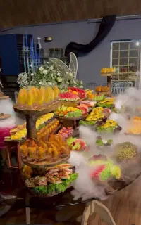 کرایه ظروف و فینگر فود دسر مزه میوه ارایی عقد ژله