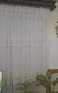 پرده حریرخامه دوزی