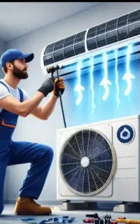 تعمیرات کولر گازی اسپلیت سرویس  شارژ گاز داکت vrf