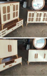کنسول میز تلویزیون جاکفشی جلو مبلی