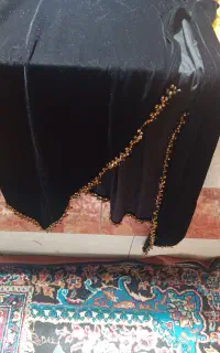 روسری مخمل دوردوزی