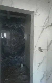 اجرای کاشی‌کاری موزایک سنگ کاری وسنگ پله