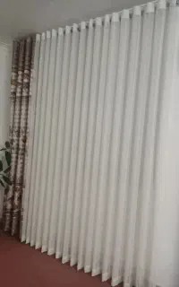 پرده کتان زبرا نونو استفاده نشده