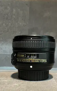 لنز نیکون 50 فیکس F1.8 G