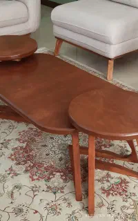 میز جلو مبلی و عسلی(کافی تیبل) چوب راش، نو