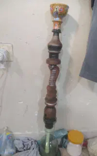 قلیان چوبی طرح ماری