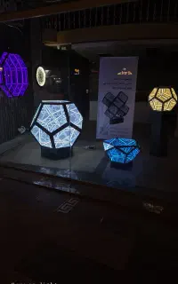 آباژور لوکس ، آینه نوری بی‌نهایت چراغ تزئینی