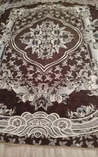 یک عدد روفرشی 9متری دورو رنگ قهوه ای