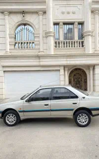 پژو ۴۰۵ بژ در حد سقف بدون آفتاب سوختگی