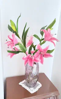 گلدان بلوری