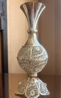 گلدان ملیله کاری