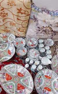 نیم ست مرغی قدیمی