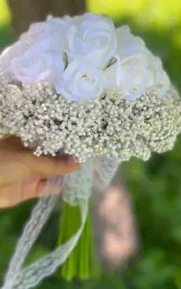 سفارش تاج عروس دسته گل عروس