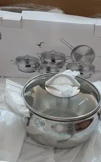 سرویس قابلمه استیل برند کرکماز ترکیه ۹پارچه