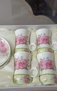 استکان و نعلبکی انجل