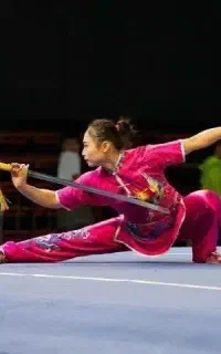 آموزش ووشو ( ساندا ) و تالو همراه با ژیمناستیک