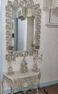 آینه و شمعدان و لوستر