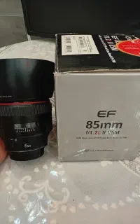لنز 85 فیکس f/1.2L ll usm canon