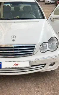 بنز c200 بدون رنگ و ضربه