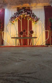 جایگاه عروس و داماد سینی حنا