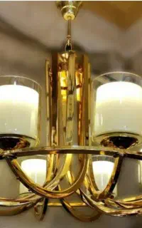 ست کامل لوستر لهستانی چشمه نور