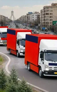 باربری تهران به شهرستان کرایه خاورنیسان کامیون غرب