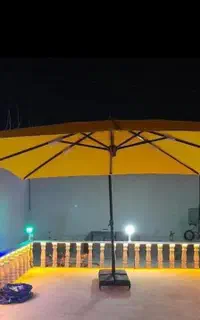 رنگبندی سایبان چتر  پرتابل  وینچ بوشی چرخ دار