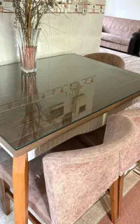 میز ناهار خوری 6 نفره شیک و تمیز