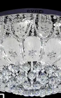 دو عدد لوستر کریستال ( بسیار تمیز در حد نو)